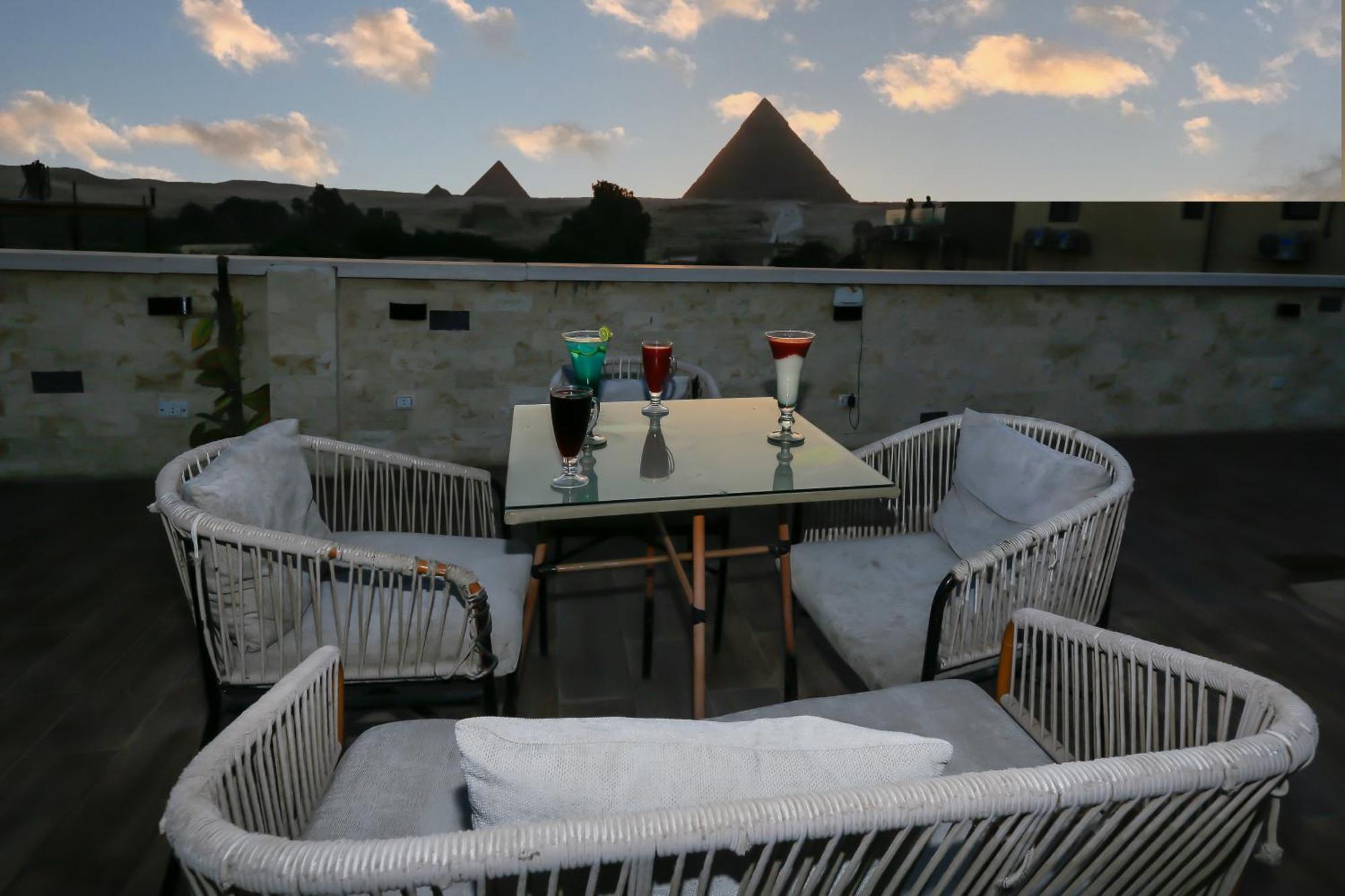 Kafret el-Gabal Pyramids Glory Inn מראה חיצוני תמונה